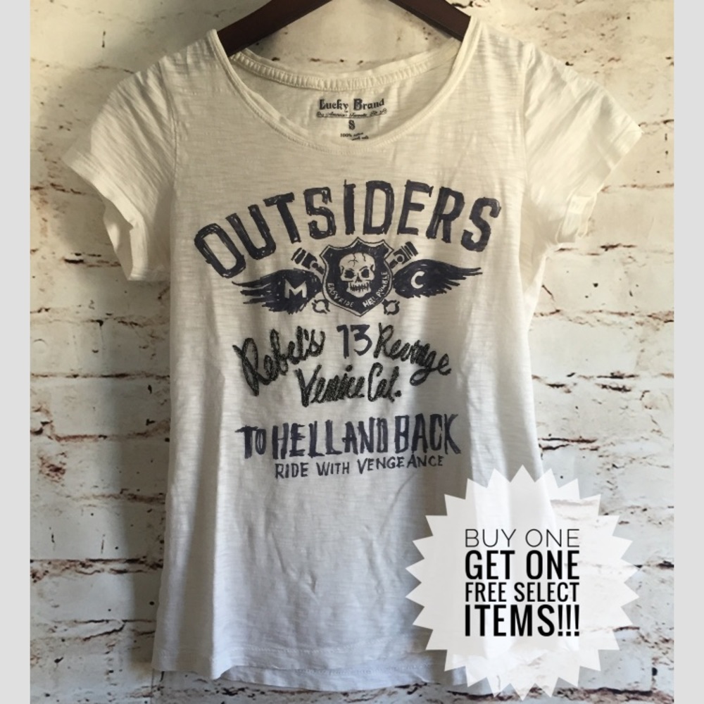 Lucky Brand Graphic Tee Size Small